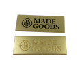 Garment Hardware Personalized Pegado Metal Logo Label